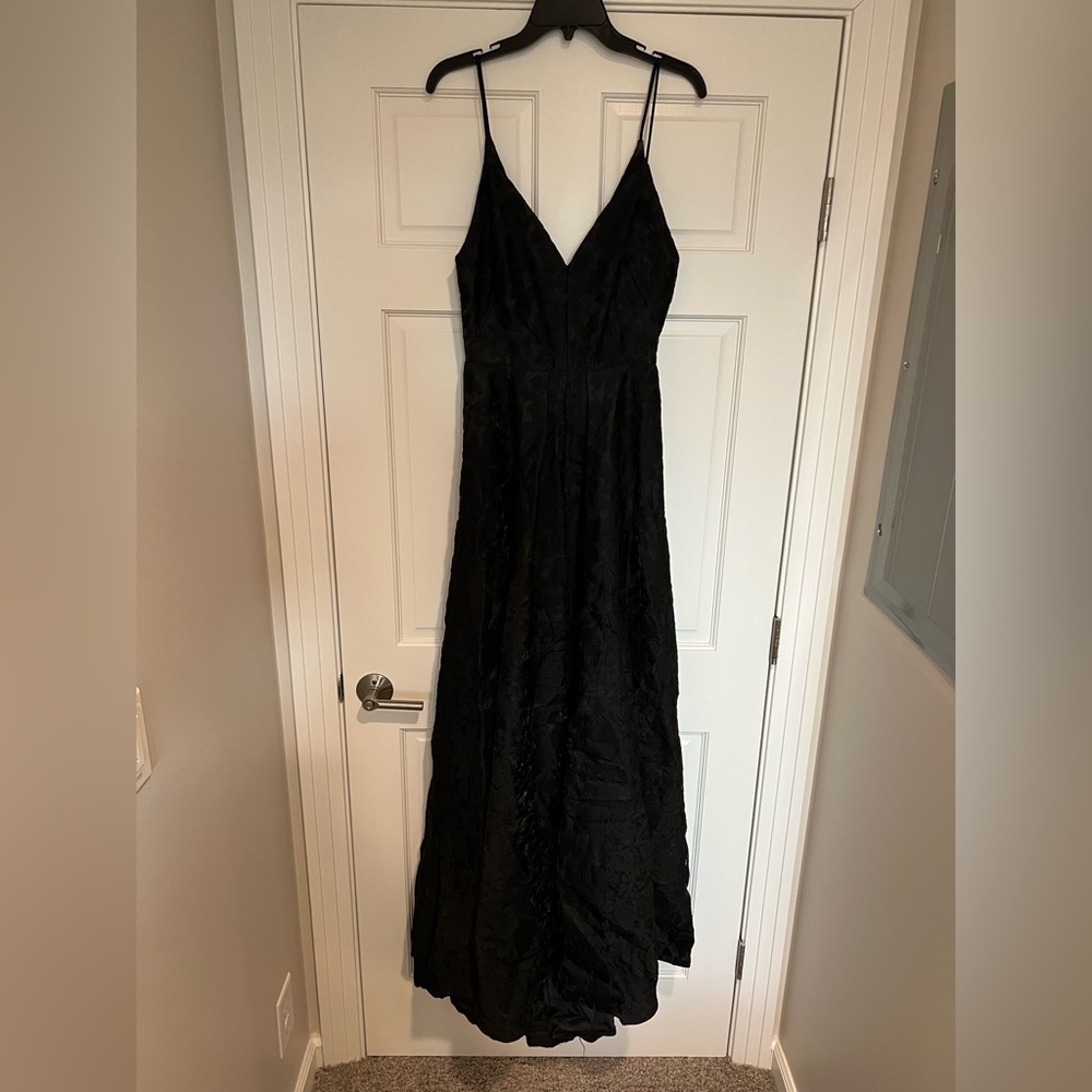 EUC Calvin Klein Formal Black Tie Wedding Dress Sz 2